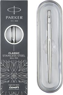 PARKER Classic Stainless Steel, Chrome Trim Ball Pen
