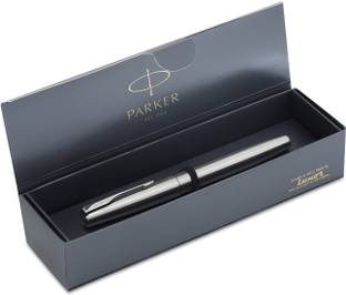 PARKER Frontier Stainless Steel, Chrome Trim Fountain Pen