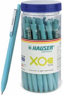 HAUSER XO 20 Retractable 0.7mm Ball Pen Jar | Comfortable Grip With Smudge Free Writing Ball Pen