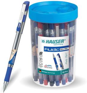 HAUSER Fluidic Ball Pen Pack of 50 Ball Pen