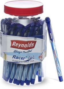 Reynolds Racer Gel Blue Pen Jar Gel Pen