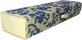 Shivmangal enterprises Handmade Multipurpose Pencil box made of bamboo sticks, eco friendly, Random colour and design Art Wood Pencil Box
