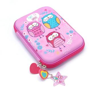 ShopNGift premium quality OWL print Art EVA Pencil Box