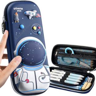 KHASALA BROTHERS Pencil Pouch Space printed Art EVA Pencil Box