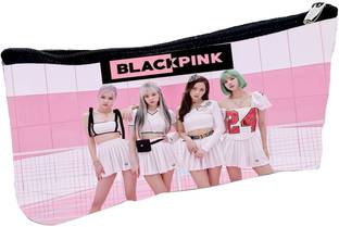 Love And Joy 1 Black pink Art Polyester Pencil Box
