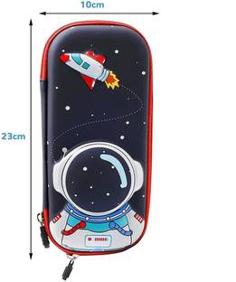 HASTHIP 123 Three-layer classification design, independent large pen slot, front pocket mesh pocket, easy access, large capacity 230mm * 100mm. Art EVA Pencil Box