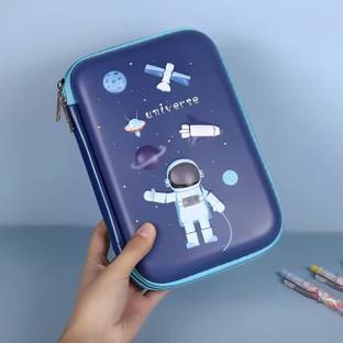 radhey preet Universe 3D Print Stationery Storage Case | Available in Big Size(RP109) Art EVA Pencil Box