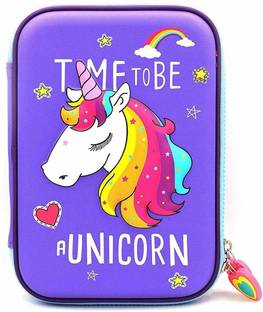 luzzo 1 Unicorn Art Plastic Pencil Boxes