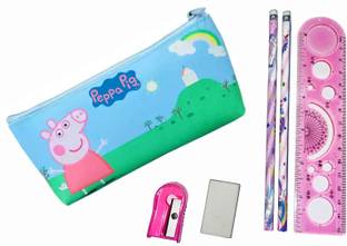 Lata Cartoon Cartoon Art Polyester Pencil Box