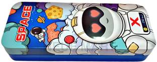 NEUF MART 1 Space Art, Pencil box, double pencil box Art Metal Pencil Box