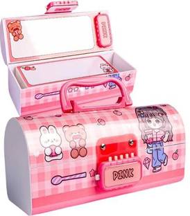 HEEPI password compass box A uniquely designed password pencil box for kids-multicolor- Art Plastic Pencil Box