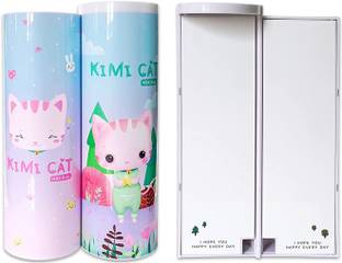 BK 10 IMPORT & EXPORT nbx cat,nature, sky, flowers Art Plastic Pencil Boxes