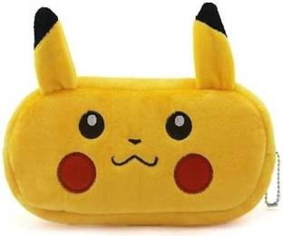 Thixie Pencil Box Pikachu Art Canvas Pencil Box