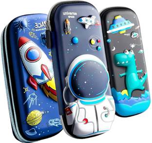 NXVAA EVA 001 SPACE SHIP, ROCKET, DAYNASOUR Art EVA Pencil Box