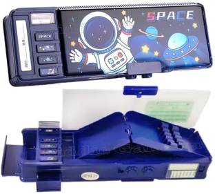 MANAKI ENTERPRISE 1 Kids Pen & Pencil Box-Suitcase Style Password Lock Pencil Case Art Plastic Pencil Box