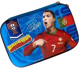 RINGHAS Ronaldo Pencil Pouch For Boys **Boys & Girls & Students** Art Canvas Pencil Box