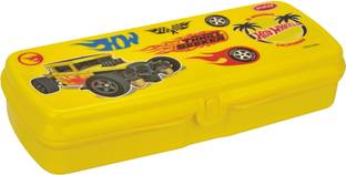 Pratap Go School Hot Wheels Art Polypropylene Pencil Box
