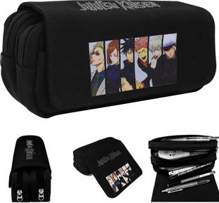PALAY Anime Pencil Pouch Jujutsu Kaisen Art Canvas Pencil Box