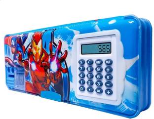Chama 2022 Cartoon Printed Plastic Pencil Box Avengers for Kids Jumbo Pencil Box Avengers Art Plastic Pencil Box