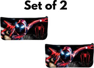 Love And Joy Spiderman Pouch Art Polyester Pencil Boxes