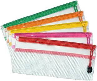 Privikaa Transparent Pouch Transparent Art Plastic Pencil Boxes