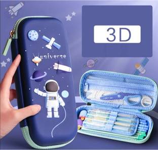 Veryke Canvas Space Art Canvas Pencil Box Geometry Box