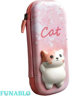 FUNABLO Pencil pouch Cat Art EVA Pencil Box