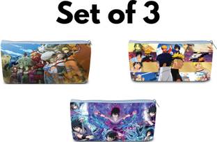 Love And Joy Naruto Shippuden Rexine Pouchh. Art Artificial Leather Pencil Boxes