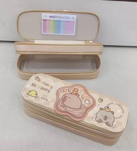 Akvanar 3d happy Pencil case Pencil Pouch boy Girl Stylish 1 Art Polyester Pencil Box