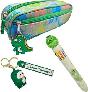Downtown Celebrations Dinosaur Pencil Box Dinosaur Pencil Pouch Art Artificial Leather Pencil Box