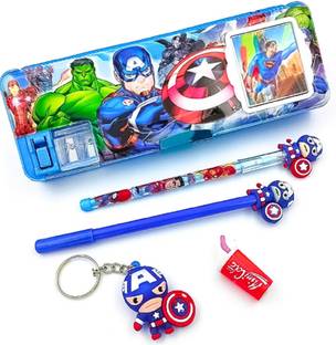 SANYA TRADERS 1 AVENGERS Art Plastic Pencil Box