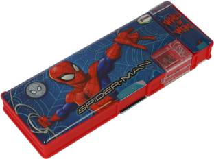 Gluman Magnetic Disney Spiderman Art Plastic Pencil Box