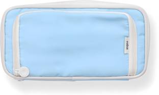 dishvy Large Capacity Pencil Case 4 Compartment Bag Organizer, Expandable Pen Bag, Por table Stationery Bag with Handle Art Polyester Pencil Box