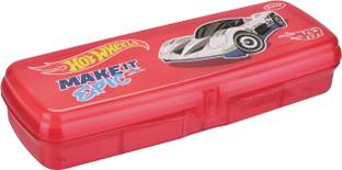 Pratap Go School Jr Hot Wheels Art Polypropylene Pencil Box