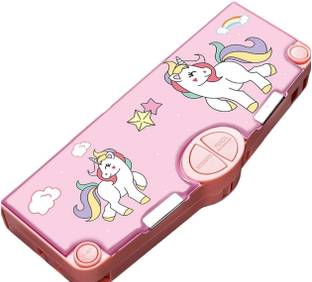 JOY MAKER 3D Pencil Case for Kids Designer Pencil Pouch Art EVA Pencil Box Geometry Box