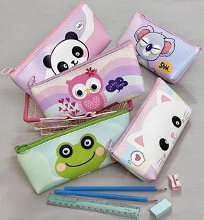 Le Delite cartoon wildlife animal jungle Art Canvas Pencil Boxes