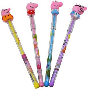 Paper Bear Push-up Non - Sharpening Stacking Pencil for School Children Pencil