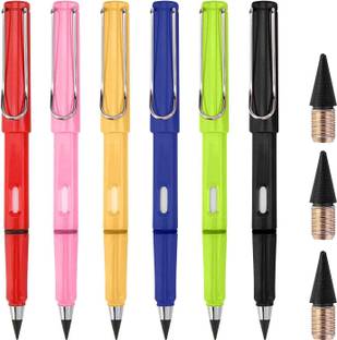 AlexVyan Pencils (3 Graphite Nib Extra) with Everlasting Infinite Pencil Replaceable Head Pencil