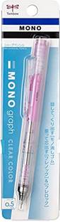 Tombow Mechanical Monograph Clear Pink Color 0.5mm Pencil