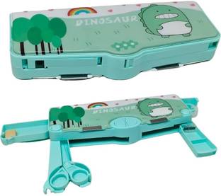 AR Jouiet Mansion Dinosaur , Kids Box for Boys & Girls Art Plastic Pencil