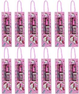 पॉसोट्रेडर्स Unicorn Stationery Gift Pack for Kids Girls for Birthday (Pack of 6) Multicolor पेंसिल