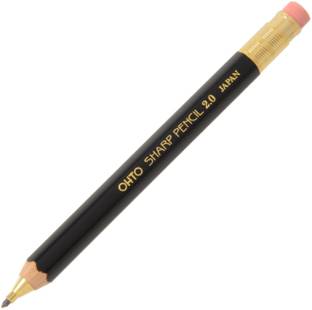 OHTO Mechanical Pencil Wood Sharp with Eraser, 2mm Pencil