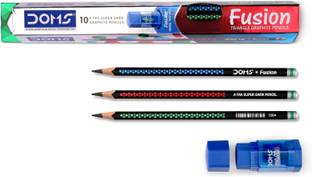 DOMS Fusion X-tra DarkSet of 2 Packets - 20 Pencils Pencil