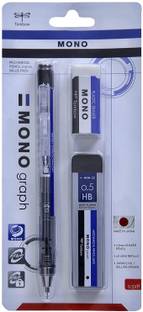 Tombow MONO Graph 0.5mm Mechanical Pencil, with HB Lead and Eraser -VP Pencil