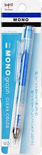 Tombow Mechanical Monograph Clear Blue Color 0.5mm Pencil