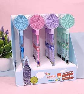 vmkbk Fancy Push Pencil with Puzzle Ball Game for Kids Pencil