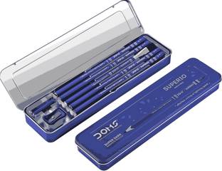 DOMS Superio Super Dark With Tin Box Pencil