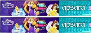 SUNRISE TRADING Apsara DisneyPrincess Extra Dark Pencils Pencil