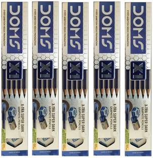 DOMS X1 X-TRA Super Dark Pack Of 50 Pencil