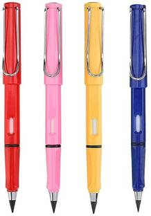 Rangwell 4pcs Inkless Pencils Eternal, Everlasting Pencil Replaceable Head, Nib Pencil Pencil